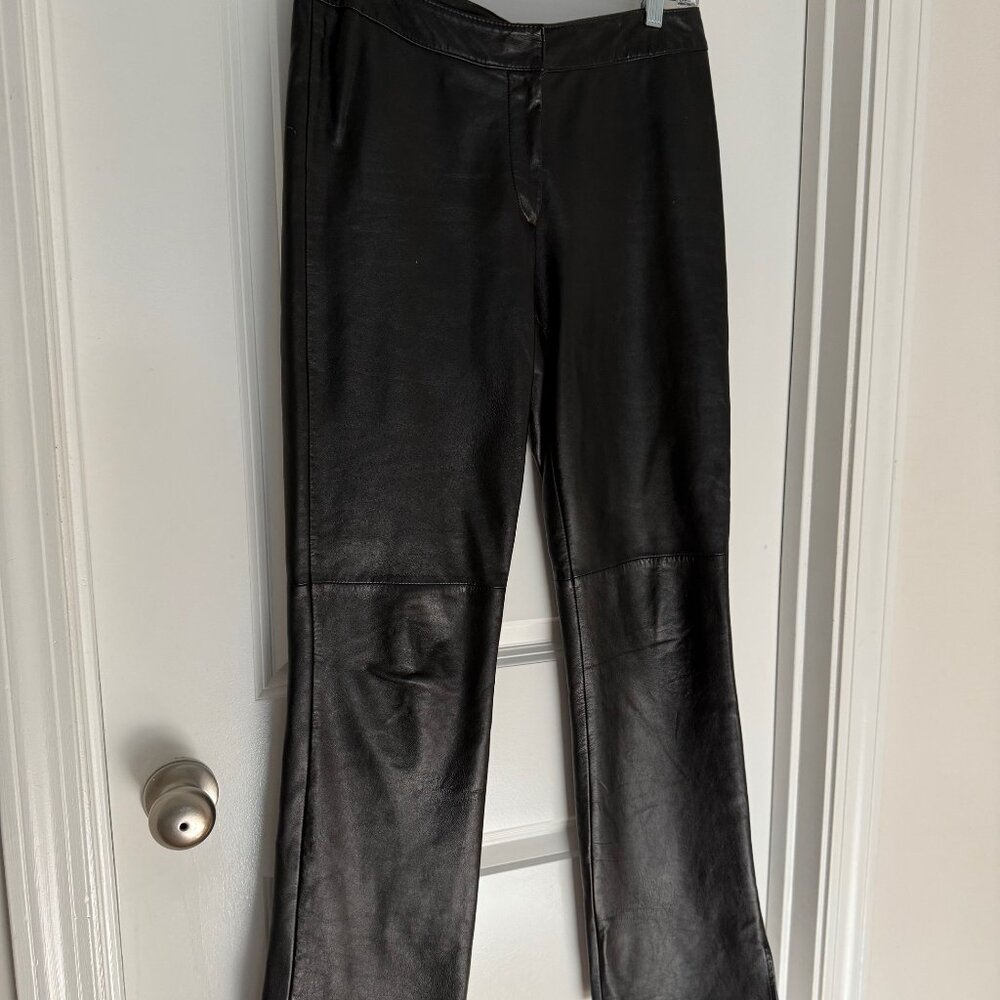 VAKKO Sport genuine Leather Pants, Women's size 6